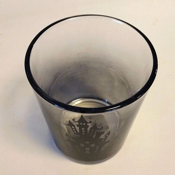 Black Frosted Spooky Halloween Printed 4" Glass Tumblers Set of 3 NWT - Picture 14 of 16